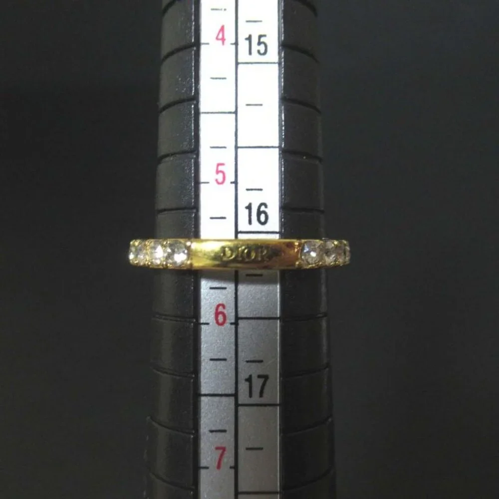 Christian Dior Dioevolution Ring S Size 11 Gold Color - Picture 6 of 6